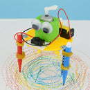 Mini Doodle Robot DIY Educational Physics Experiment Toys Gift for Children