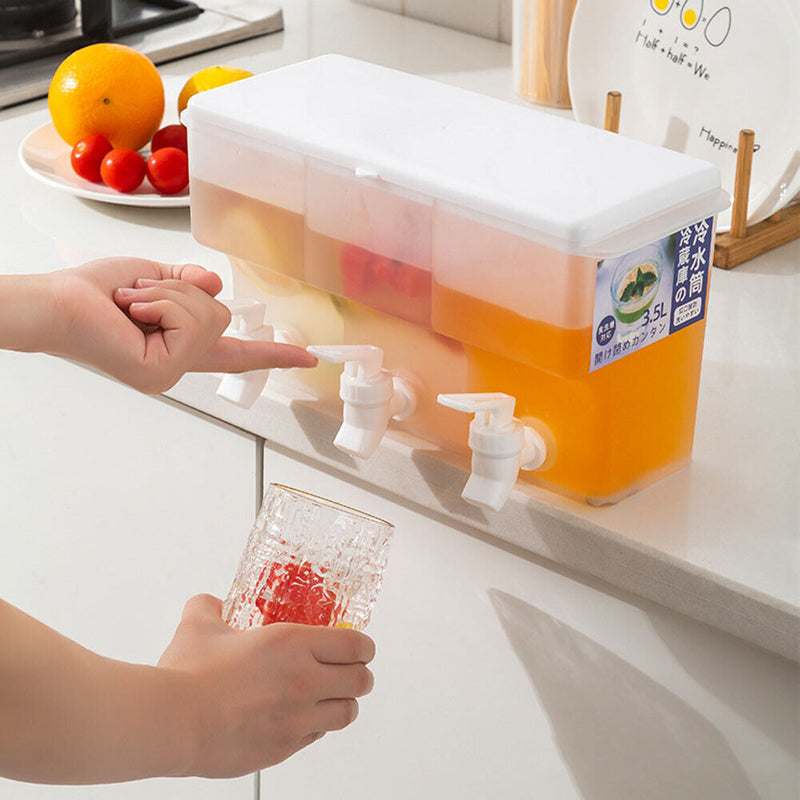 Cold Water Jug with Faucet Lemonade Fruit Teapot Kettle Cool Water Bucket Newly