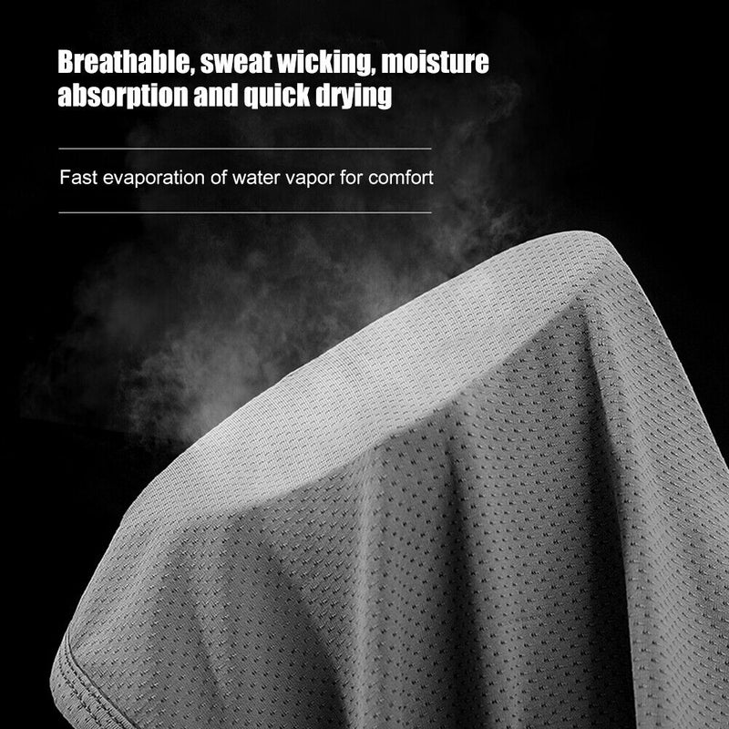 Sunshade Cap Quick-Drying Outdoor Neck Protection Face Cover (Dark Gray)