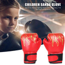 2pcs Kids Muay Thai Karate Punching Flame Gloves Boxing Training Fighting G