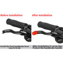 MTB Road Bike Brake Shifter Lever Cover Brake Handle Lever Sleeve (Red)