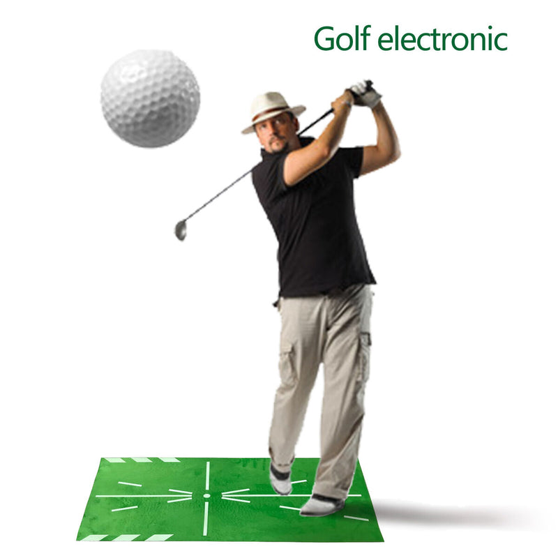 Golf Training Mat, Hitting Swing Mat Golf Practice Training Aid Rug for Batting