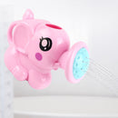 Cartoon Elephant Baby Bath Toys Sprinkler Pools Bathtub Cute Toys (Pink) Newly
