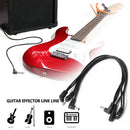 3/5 Ways Guitar Effect Pedal Daisy Chaining Cable Right Angle Connecting Wire