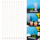 Coffee Transparent Plastic Swizzle Sticks Drink Stirrers Mixing Sticks Crystal