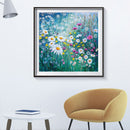 Full Cross Stitch 11CT Fresh Flowers Counted Embroidery DIY Needlework Kits Art