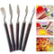 5pcs Steel Artist Oil Painting Palette Tool Art Kit L6C0 Paint F2U0 D1X0