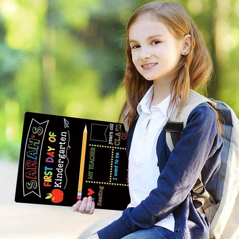First & Last Day of School Chalkboard Sign - 10" x 12" inches~