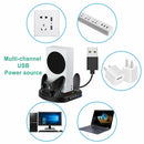 Controller Charger for Xbox Series Cooling Fan Vertical Stand For Xbox Series S