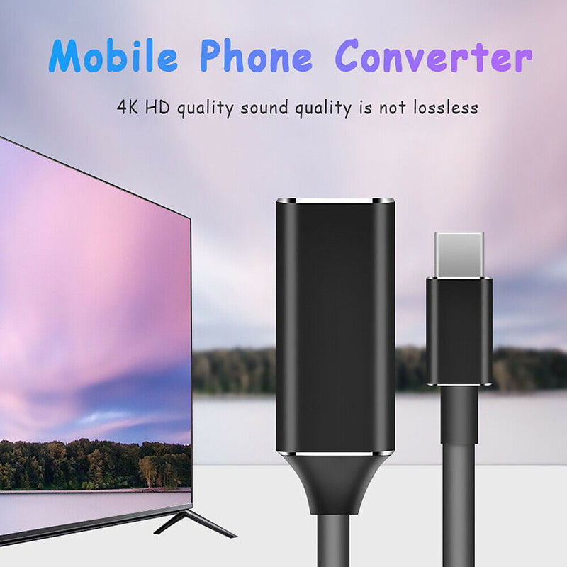 USB 3.1 USB-C to HDMI Adapter Male to Female Converter Adapter Cable for Laptop