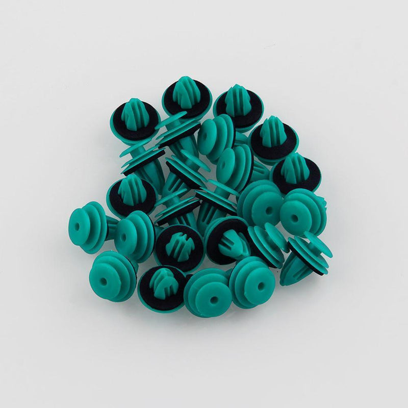 25pcs Car Door Trim Panel Nylon Clips Retainer Fastener Rivets 90467-10188 Newly