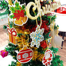 Christmas 5D DIY Special Shape Diamond Xmas Tree Hanging Pendant for Home Par