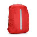 Reflective Waterproof Bag Rain Cover Outdoor Safety Covers (Red 60L)