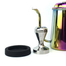 Non-slip Coffee Tamper Pad Silicone Coffee Powder Hammer Press Mat (Black) Newly