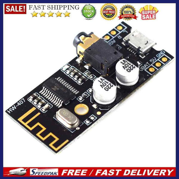 HW-407 Bluetooth HiFi Stereo Audio Receiver Board Module with 3.5mm Output Jack
