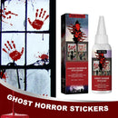 Halloween-Aufkleber, Horror-Hexe, Kürbis-Geist-Aufkleber, Vinyl, wasserdicht.