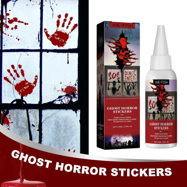 Halloween-Aufkleber, Horror-Hexe, Kürbis-Geist-Aufkleber, Vinyl, wasserdicht.