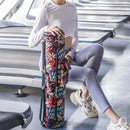 Printed Yoga Mat Bag Pilates Fitness Sports Exercise Pad Carry Backpack (1)
