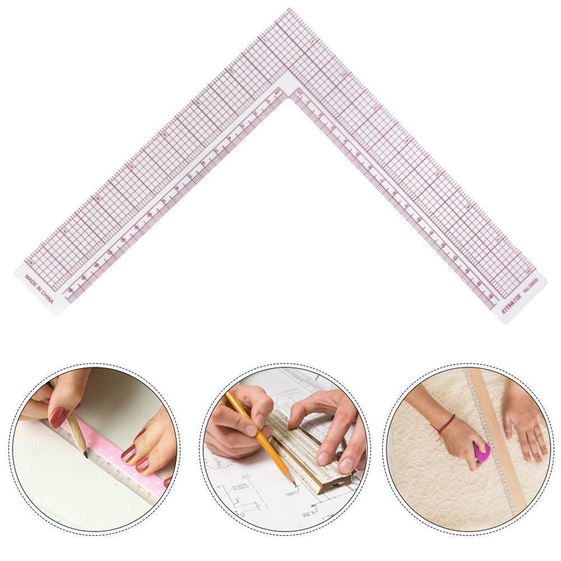 5pcs L Shape Garment Cutting Acrylic Quilting Ruler Tailor Ruler