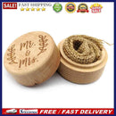 Ring Box for Earrings Necklace Jewelry Display Gift Box Holder with Linen