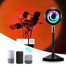 RGB 16 Colors UFO Sunset Lamp App Control Angle Adjustable Home Projector Newly
