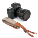 Adjustable Universal Cotton Leather Camera Shoulder Neck Strap for DSLR Cam