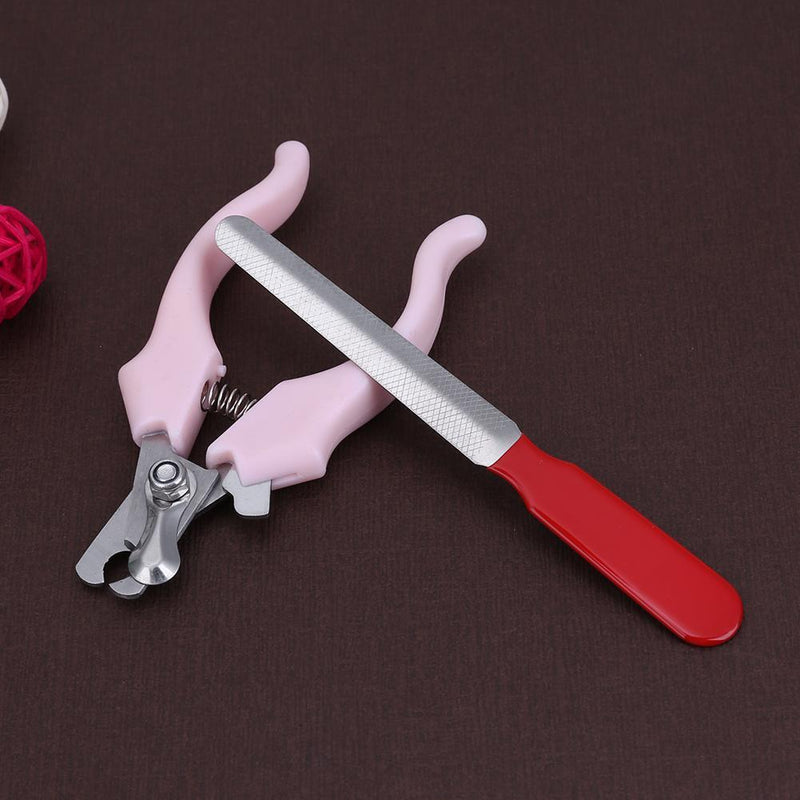 2pcs/Set Stainless Steel Nail Clipper Claw Cutter Dog Cat Puppy Pet Professional