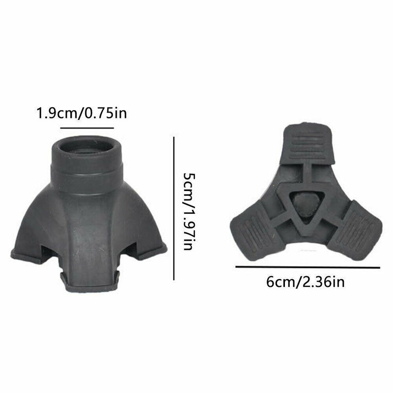 Durable Anti-slip Mat Hiking Crutches Pads Tripod Mat Walking Stick Pads