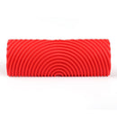 2pcs Rubber Red Cylinder Wood Grain Graining Wall Paint DIY Painting Tools Newly