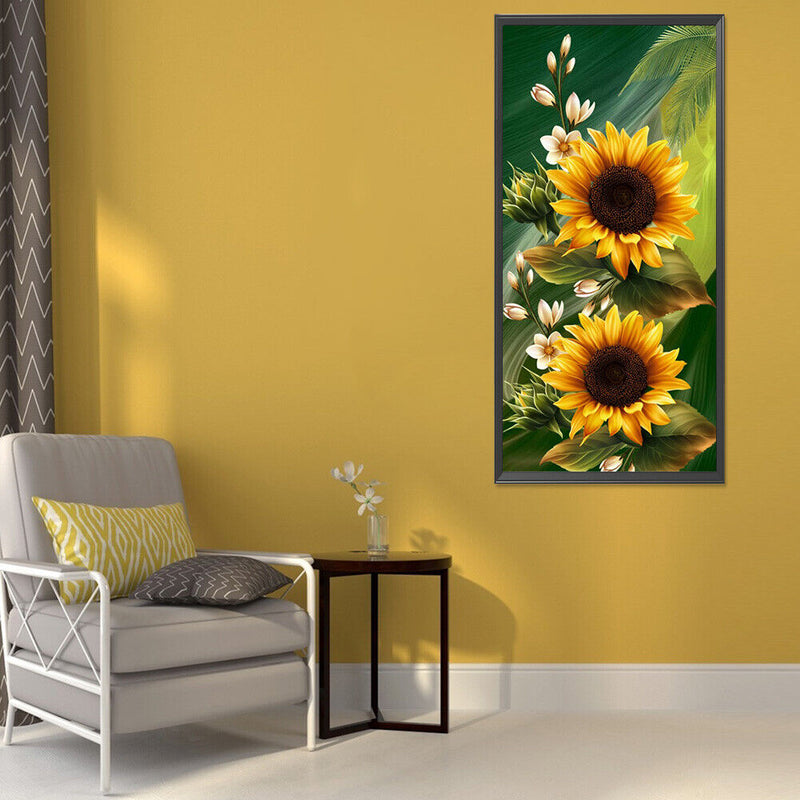 5D DIY Diamond Painting Sunflower Full Square Drill Mosaic Rhinestone Picture
