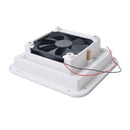 Silent 12V Fridge Vent with Fan for RV Trailer Caravan Side Air Ventilation Fan
