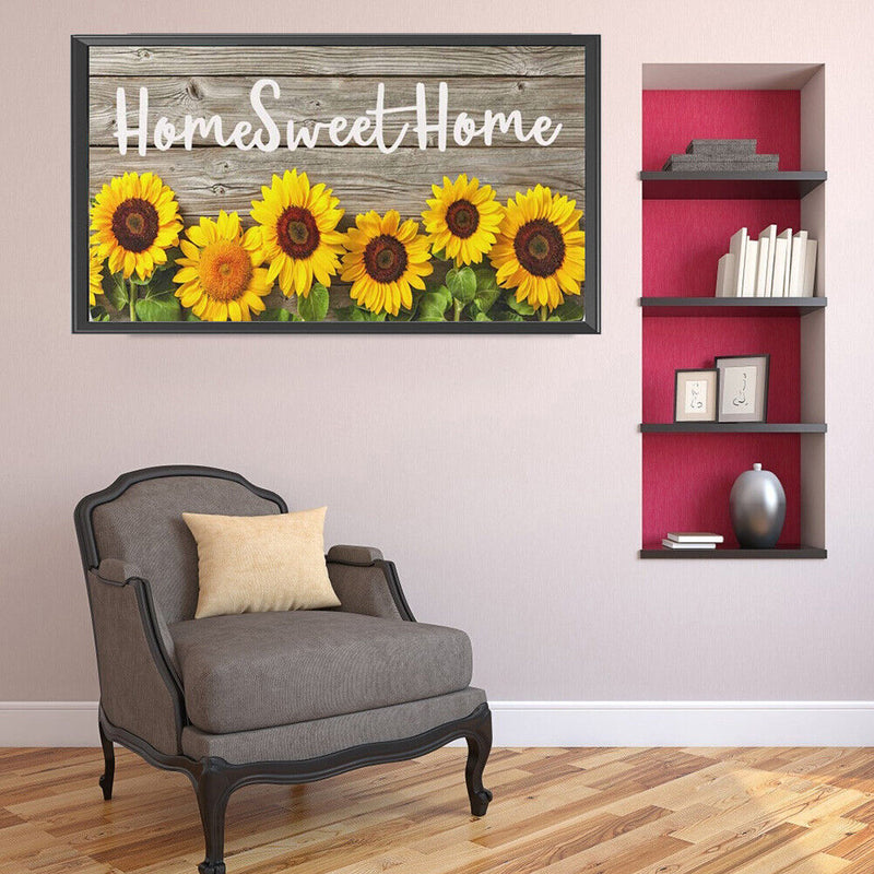 Sweet Home Oil Paint By Numbers Kits Canvas DIY Hand Painted Wall Picture