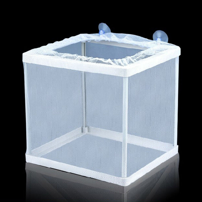 Aquarium Guppy Breeding Gauze Trap Box Tank Fish Baby Insulator Incubator Breeder