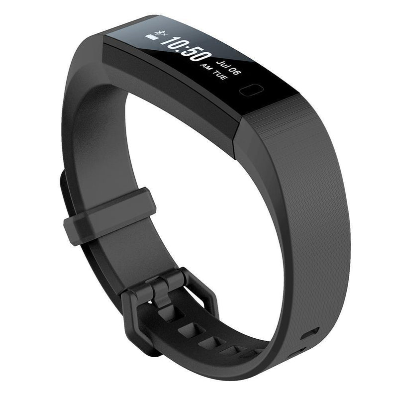 Y11 Smart Bracelet 0.87 Inch Android Waterproof Heart Rate Smartband (Black