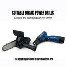 Electric Drill Converter into Electric Chainsaw Pruning Saw Bracket Adapter
