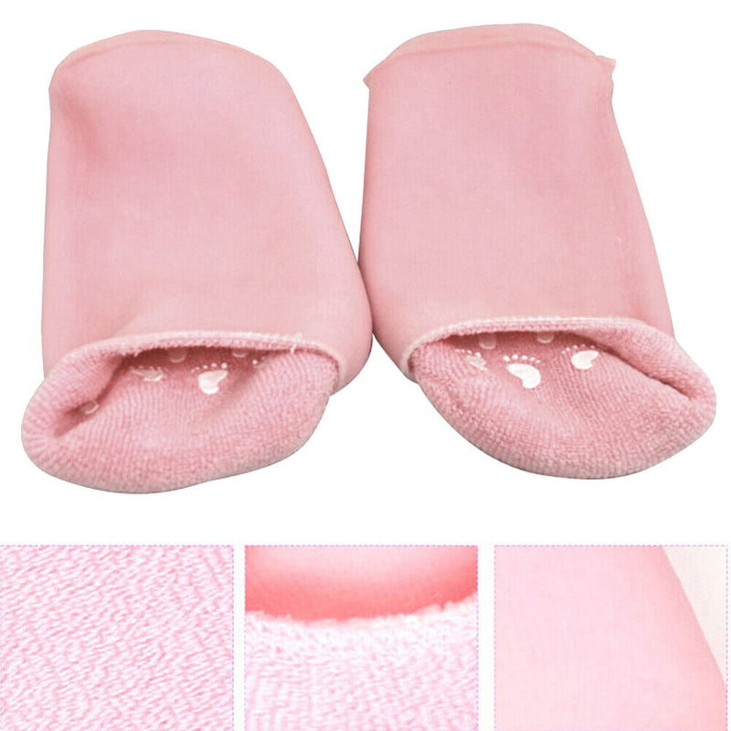 2 Pairs Moisturizing Gel Spa Gloves Socks Set Soft Repair Cr