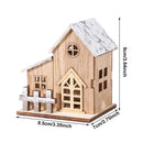 Fairy Lights Tree Hanging Christmas Wood House LED Light Lamp Xmas Ornament
