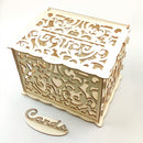 DIY Hollow Wooden Greeting Card Box Wedding Reception Supplies (JMO1774) Newly