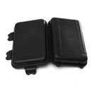 Outdoor Waterproof Box Survival Airtight EDC Tool Sealed Small Case (Black)