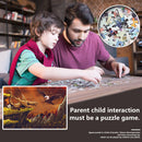 Educational Jigsaw Toys 1000pcs DIY Eagle Dinosaur Battle Puzzle for Kids A