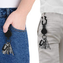 Retractable Keychain ID Card Badge Holder Doctor Nurse Clip Badge Reel Clip