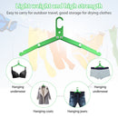 #A Travel Hangers - Metal Aluminum Alloy Heavy Duty Folding Hangers for Camping