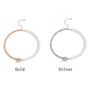 Chunky Chain Necklace Simple Toggle Clasp Clavicle Chain Jewelry Accessories