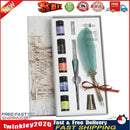 Start Fountain Dip Pen Set Gradient Feather Pen (Pearlescent Dark Green) Newly