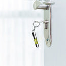 High Voltage Anti-Static Keychain Car Body Static Eliminator (Yellow) Newly