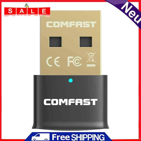 Comfast USB Bluetooth-Compatible 5.1 Dongle Adapter for Headset Keyboard Speaker