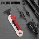 Portable Fishing Line Spooler Rod Winder Spool Line Wrapper (Red+White) Newly