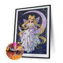 Diamond Painting Moon Fairy Partial Drill Rhinestone Mosaic Art Picture Kits
