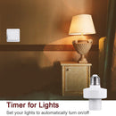 E27 Wireless Light Lamp Holder ON/Off Base Switch Socket for LED Bulbs (B) Newly