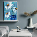 Painting By Numbers DIY Floral Canvas Hand Painted Oil Drawing Wall Picture